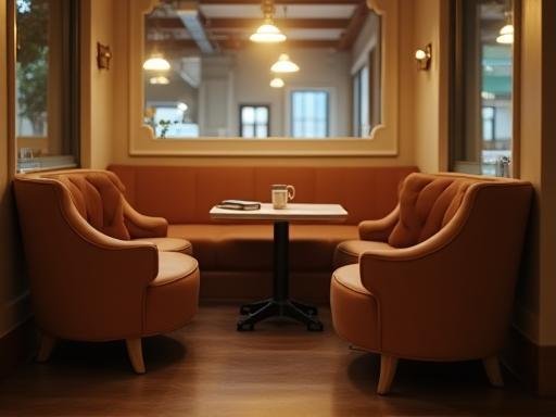 Gemütlicher Sitzbereich im Cafenea Top